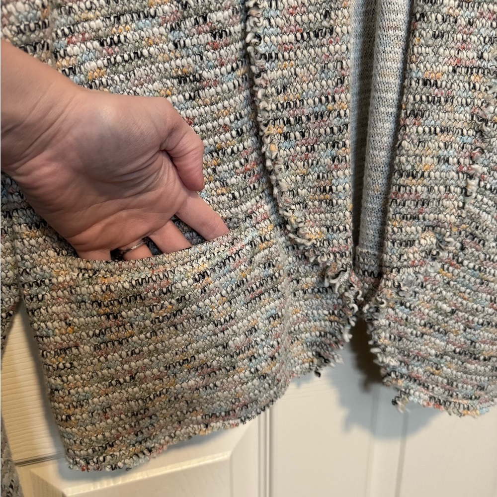 Express Multicolor Knit Cardigan Jacket - Picture 3 of 6